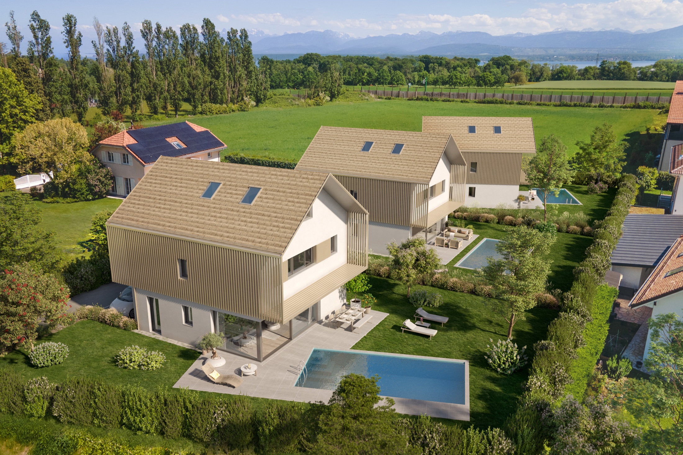 Promotion du Tilleul — 3 villas en PPE — Chavannes-de-Bogis